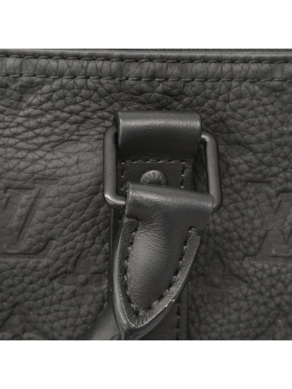 Louis Vuitton Handbag Taurillon Keepall Bandouliere 25 Black 2-Way